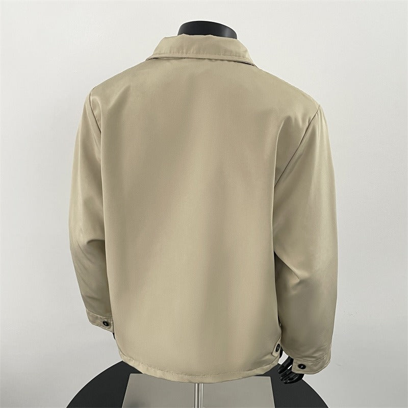Men's Minimal Zip-Up Jacket