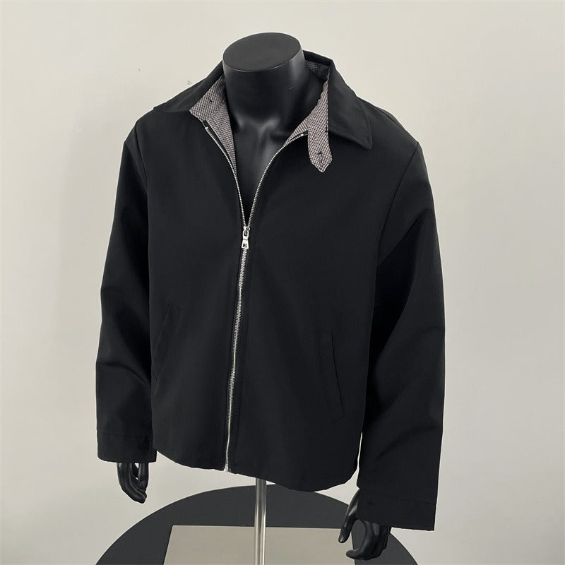 Men's Minimal Zip-Up Jacket