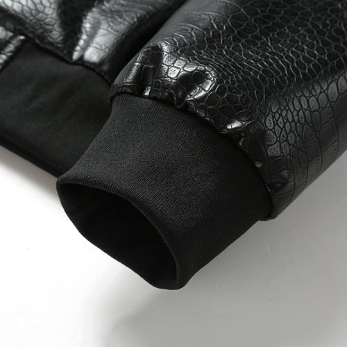 Classic Faux Leather Jacket for Men