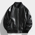 Classic Faux Leather Jacket for Men