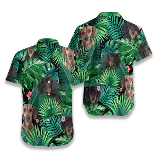 Dog Lover Hawaiian Beach Shirt