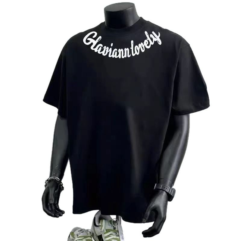 Oversized Script Graphic T-Shirt