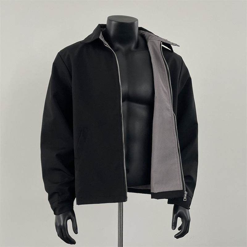 Men's Minimal Zip-Up Jacket