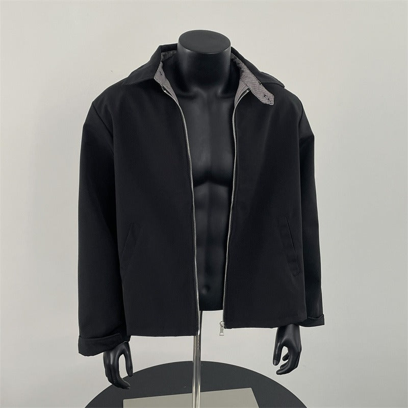 Men's Minimal Zip-Up Jacket