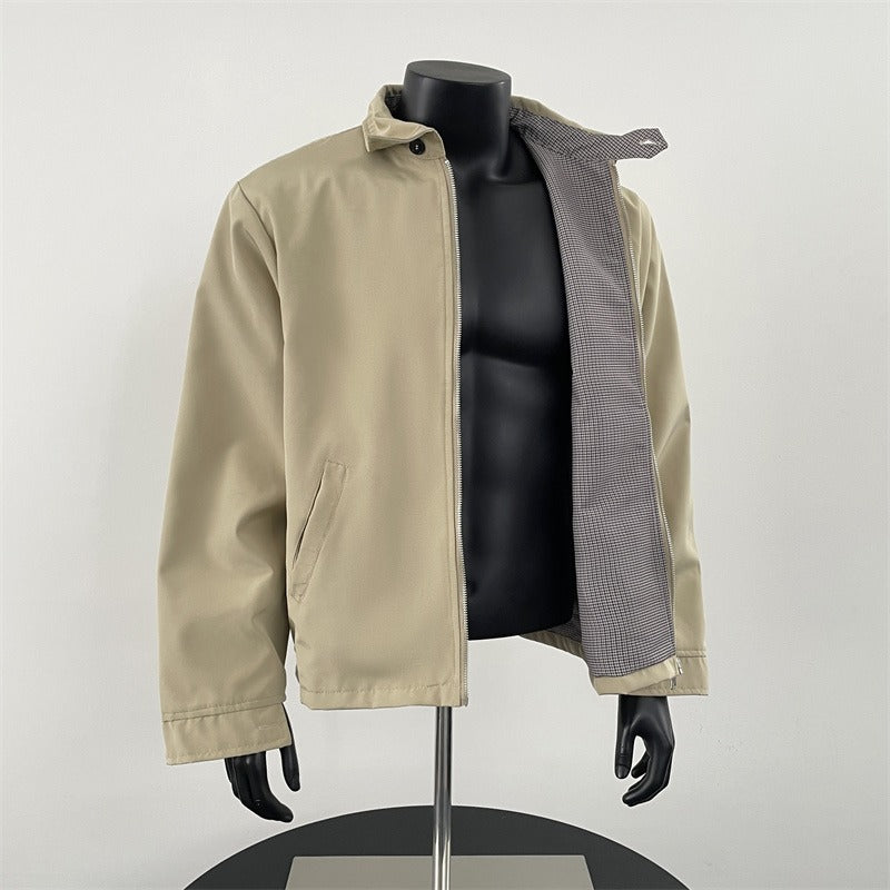 Men's Minimal Zip-Up Jacket